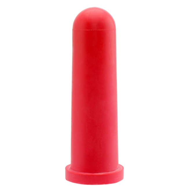 5x GEWA Kälbersauger, konisch, rot, 10cm, Rundloch, Sauger für den Einsatz an Tränkeautomaten
