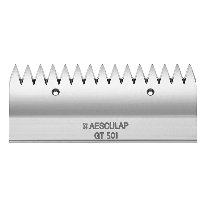 Aesculap Schermesser Econom GT501, 15 Zähne, Obermesser, Schneidplatte
