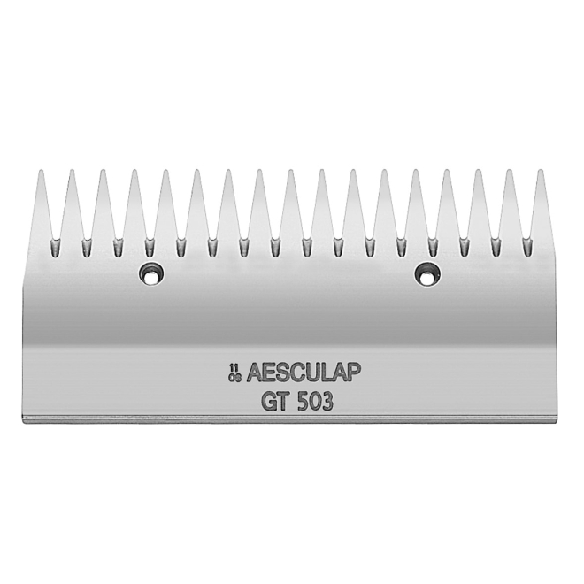 Aesculap Schermesser Econom GT503, 17 Zähne, Obermesser, Schneidplatte