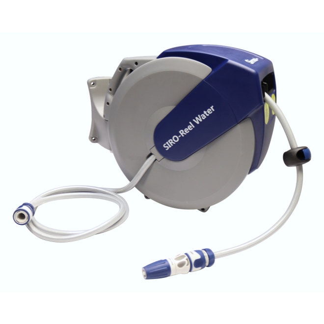 Siro-Reel Water Schlauchaufroller mit Gartenschlauch 1/2 Zoll - 25m