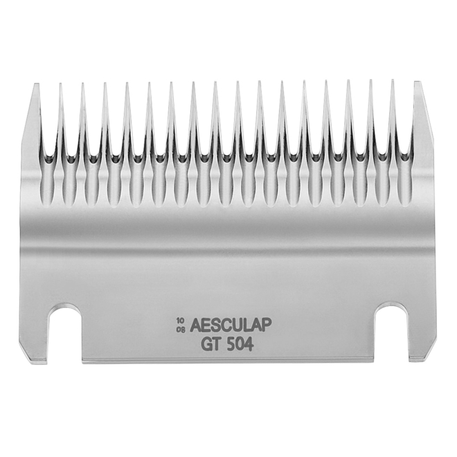 Aesculap Schermesser Econom GT504, 18 Zähne, Untermesser 3mm, Schneidplatte