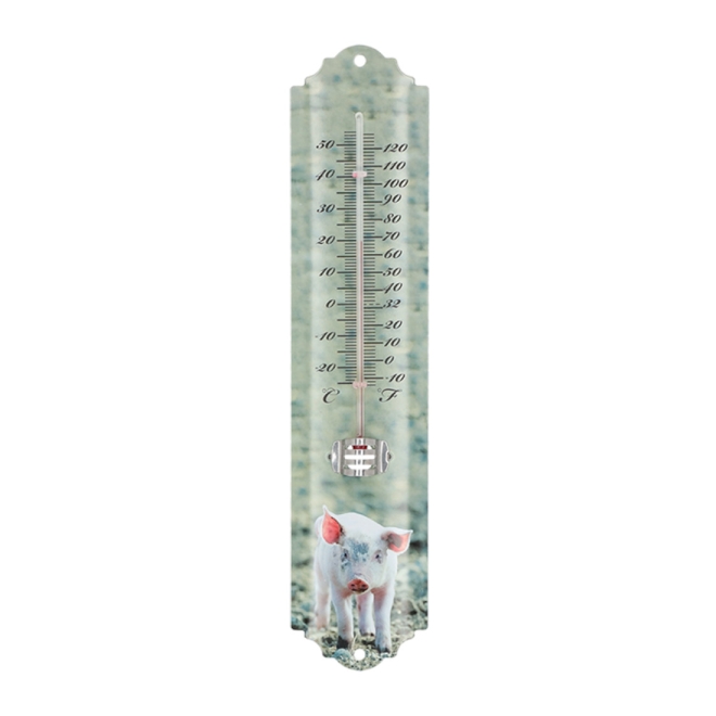 Thermometer Bauernhoftiere sortiert, Höhe ca. 30 cm