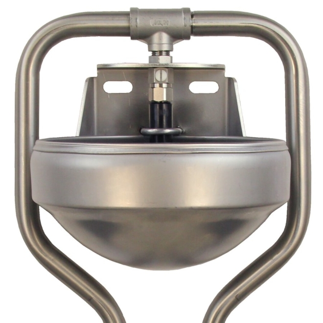 Suevia Tränkebecken Mod. 1120 mit 1/2 Zoll Edelstahl Ventil - 100.1129