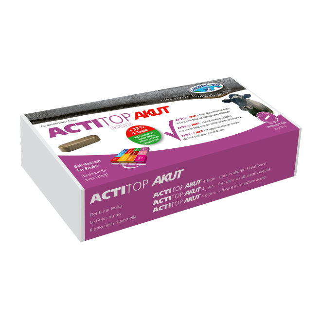 ACTITOP KOMPLEX Euter Bolus - Futterergänzung Eutergesundheit - 2 Boli à 100g