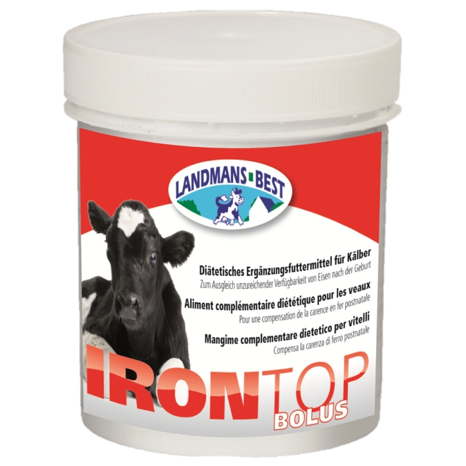 IRONTOP Eisen Bolus - Futterergänzung Kälberstart - 24 Boli à 3,3g