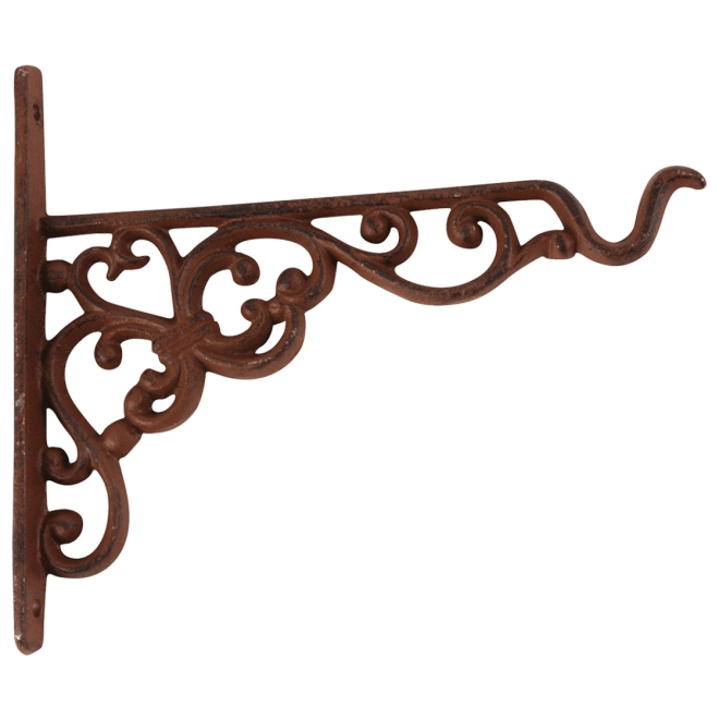 Esschert Design Wandhaken Gusseisen - Haken für Blumentöpfe und Pflanzkörbe