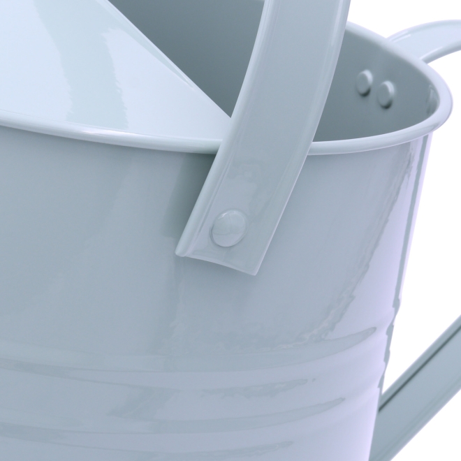Zinkgießkanne 5 Liter mintgrün pulverbeschichtet - Dekogießkanne - Blumengießkanne