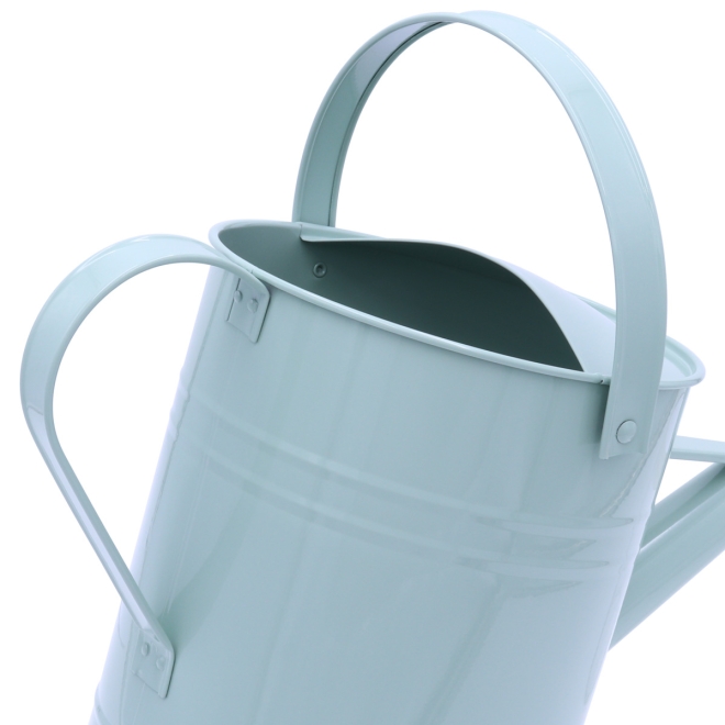 Zinkgießkanne 5 Liter mintgrün pulverbeschichtet - Dekogießkanne - Blumengießkanne