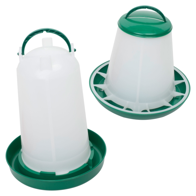 Agrarflora Küken Aufzucht Set: Wärmeplatte 25x25cm + 1,5L Stülptränke + 1kg Futtertrog