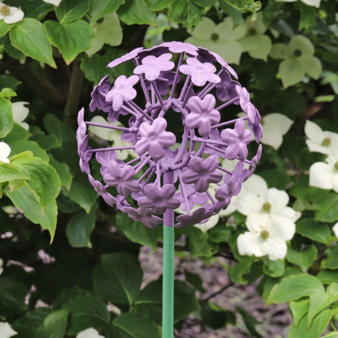 Gartenstecker Hortensie 100cm - Blumen Dekostecker aus Metall