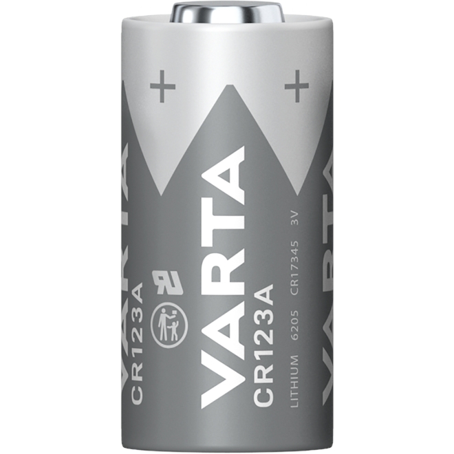 Varta Foto Lithium Cylindrical CR123A - 3 Volt Batterie - 1er-Blister