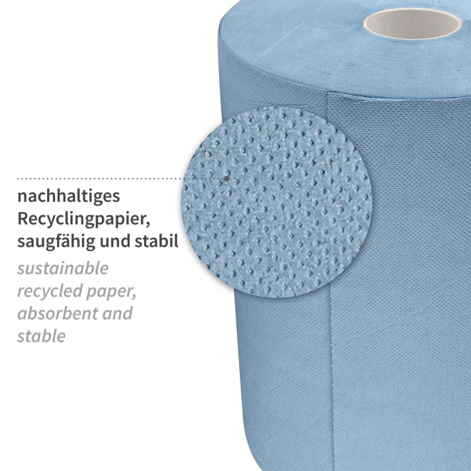 Hygoclean Putzpapier 3-lagig - Putztücher 35x38cm - 1 Rolle à 1000 Blatt