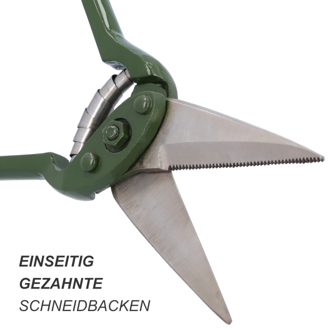 Klauenschere für Schafe und Ziegen - einseitig gezahnt - Hufschere zur Klauenpflege