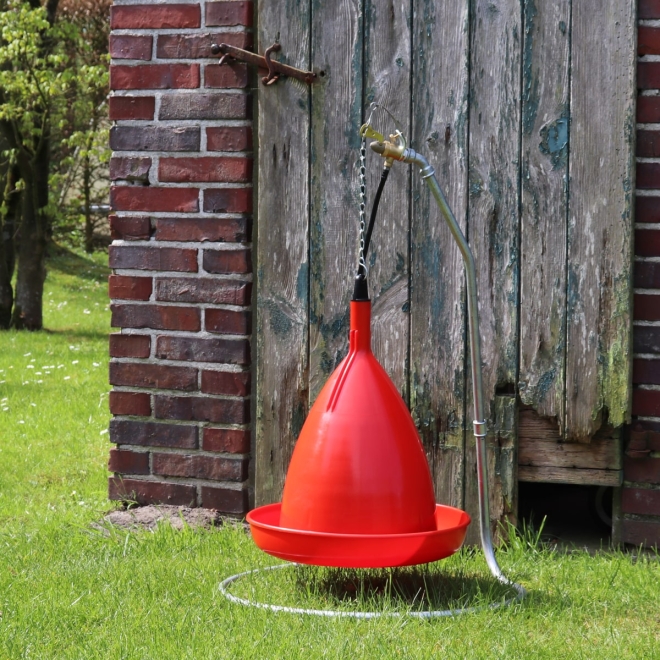 Geflügel Ständertränke Hochdruck, automatische Hängetränke für Wasserleitungen