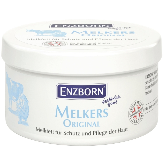 Enzborn Melkers Original 250ml, reines Melkfett ohne Zusätze für trockene Haut