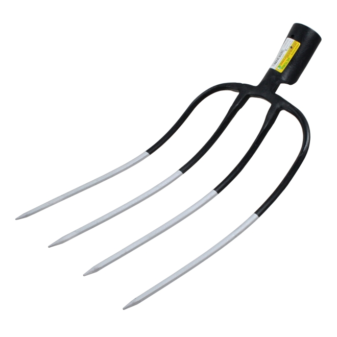 Freund-Victoria Dunggabel 21100, 4 Zinken, 31x23cm, mit Dülle, Mistgabel, ohne Stiel, 3270512