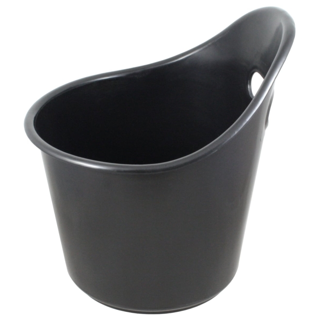 Original Butjenter Kälberstapfen, 10 Liter, schwarz, Kälbertränkeeimer, Universaleimer