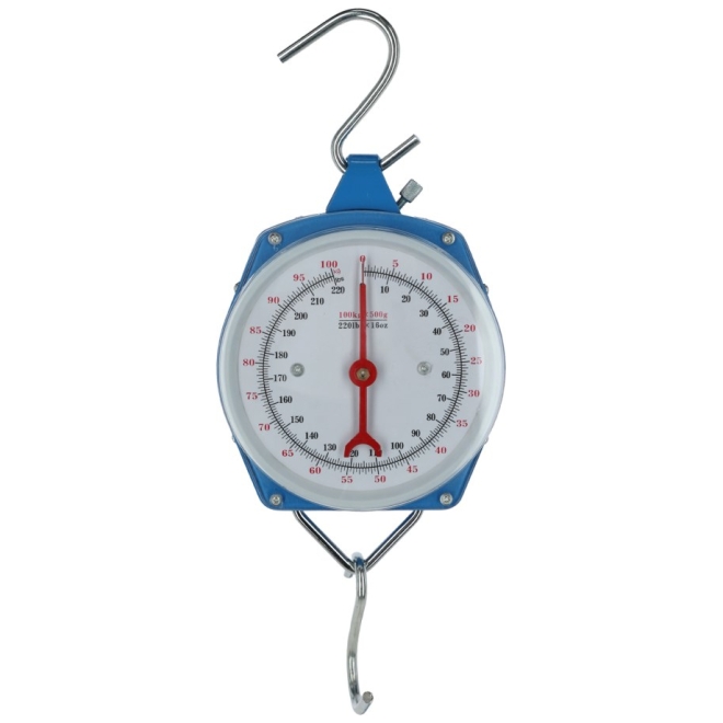 Zeigerschnellwaage 100kg - 500g-Schritte - Futterwaage, Heuwaage, Werkstattwaage
