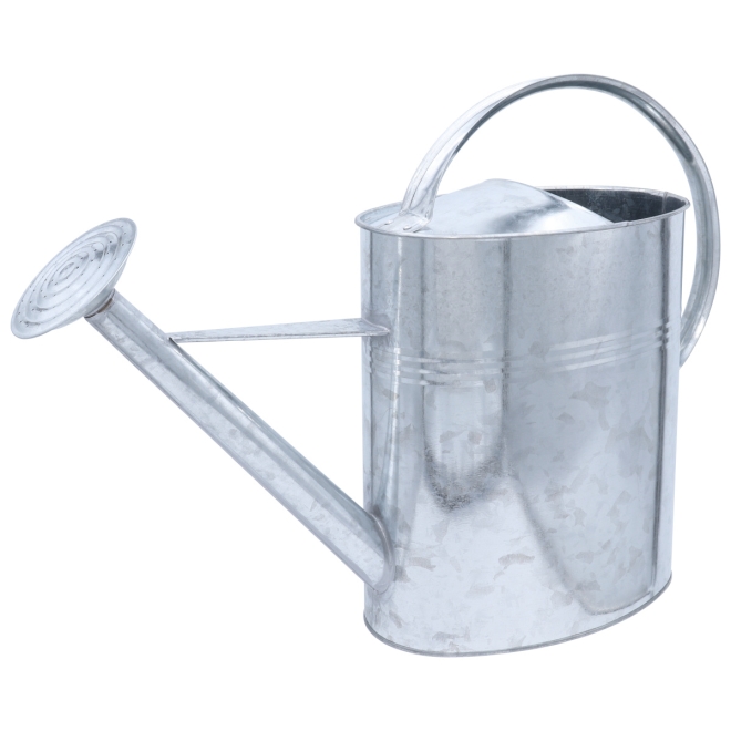 Zinkgießkanne 10 Liter, Metall Gießkanne, Dekogießkanne, Blumengießkanne