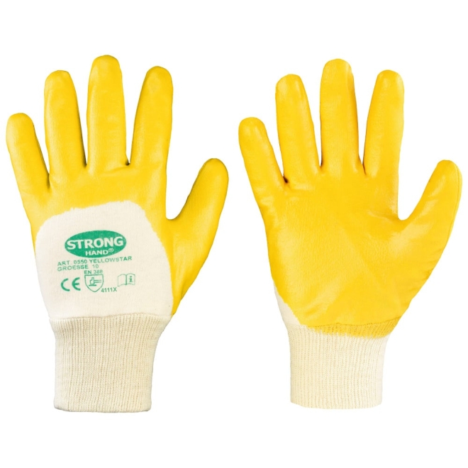 Stronghand Arbeitshandschuhe Yellowstar - Gartenhandschuhe - Größe 7/S