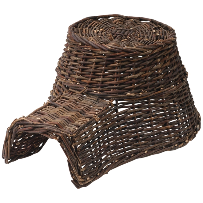Esschert Design Igelkorb aus Weidenzweigen, Winter-Unterschlupf für Igel, WA06