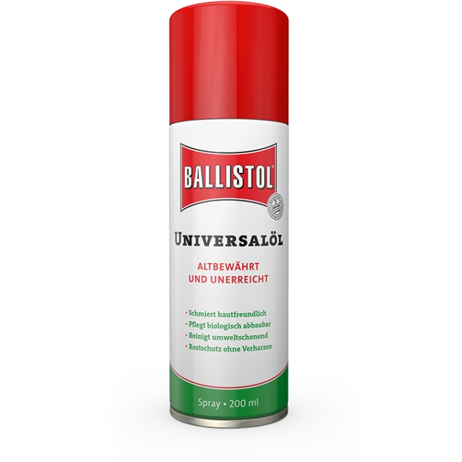 Ballistol Universalöl 200ml Spray, Spezialmittel, Multifunktionsöl, Pflegeöl