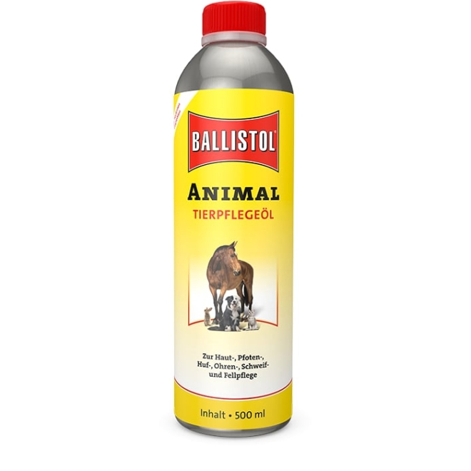 Ballistol Animal Tierpflegeöl 500ml, für Haut, Fell, Ohren und Hufpflege