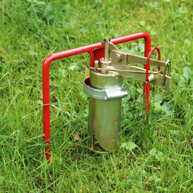 Halterung für Wühlmausschussfalle, Halter für Wühlmausschussgerät, Selbstschusshalter