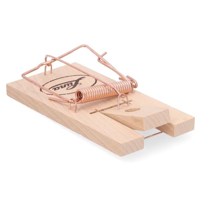 Rattenfalle aus Holz - klassische Schlagfalle - Schnappfalle zur Rattenbekämpfung