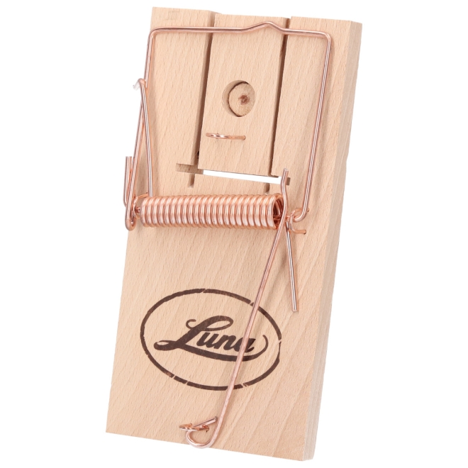 Rattenfalle aus Holz - klassische Schlagfalle - Schnappfalle zur Rattenbekämpfung