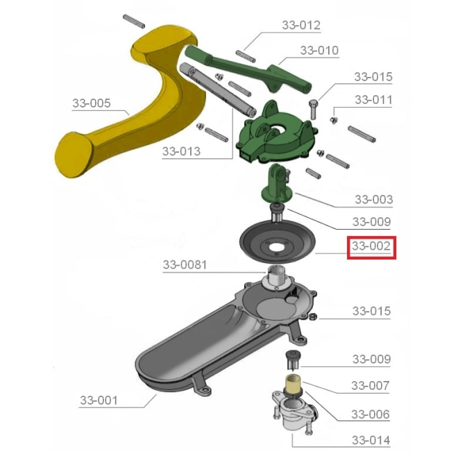 OASE Original Membrane Ø23cm für Weidepumpe 75, Ersatzteil-Nr. 010-006