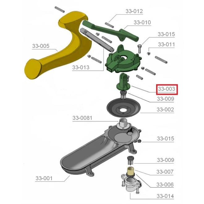 OASE Stößel für Weidepumpe 75, Ersatzteil-Nr. 010-007