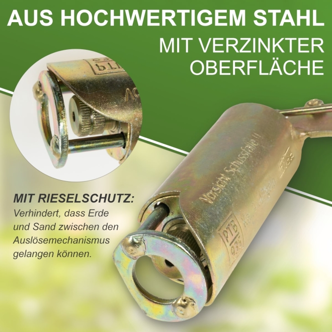 2x Sica Wühlmausschussfalle + 50 Kartuschen - Wühlmausschussgerät - 2er Sparset