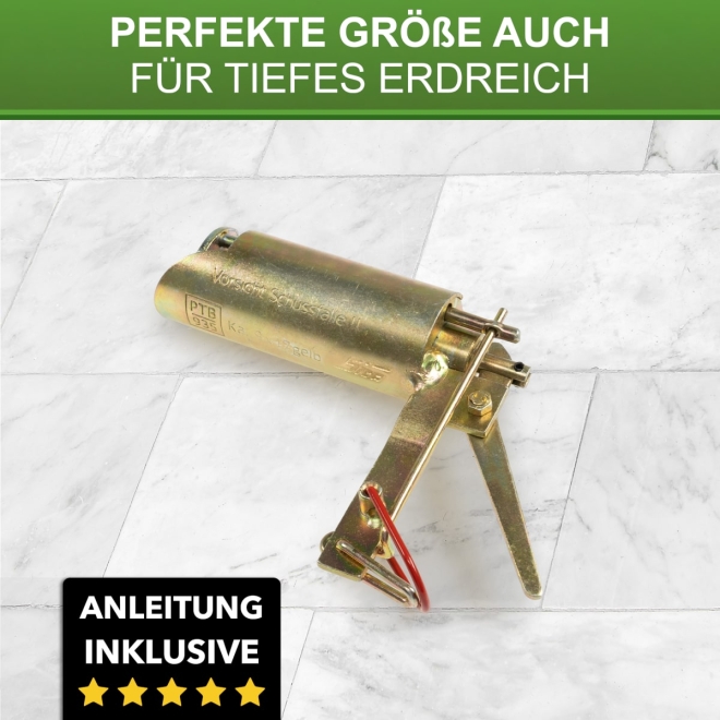 2x Sica Wühlmausschussfalle + 50 Kartuschen - Wühlmausschussgerät - 2er Sparset
