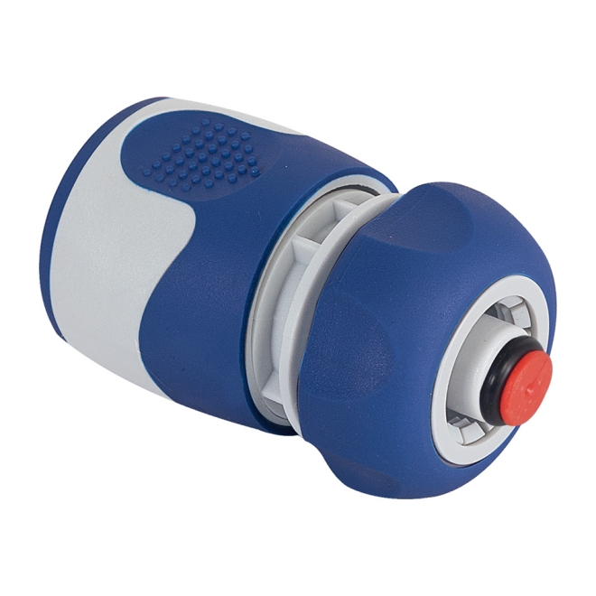 Siro Soft Schlauchstück 1/2 Zoll - mit Wasserstop - Kupplung für Gartenschläuche