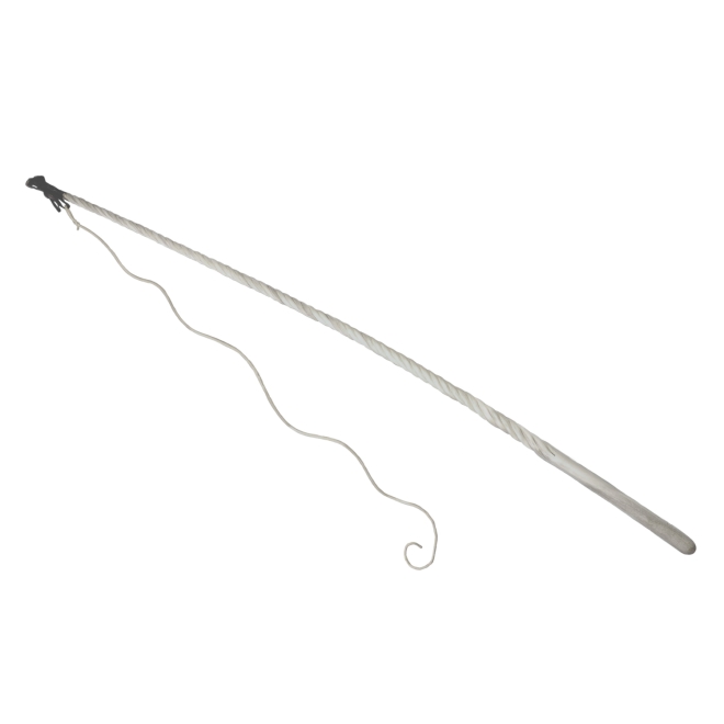 Bullenpeitsche aus Sulgenholz, 130cm, mit Lederriemen, Sulgenpeitsche, Fahrpeitsche