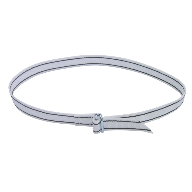 Halsmarkierungsband 120cm, weiß, mit Ringverschluss, Nummern-Halsband für Rinder und Kühe