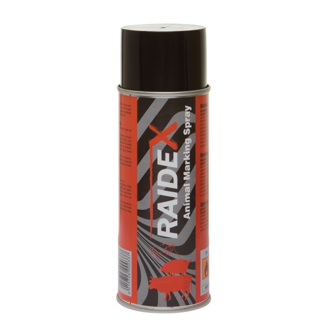 Raidex Viehzeichenspray 500ml Rot, Markierungsspray zur Kennzeichnung von Tieren