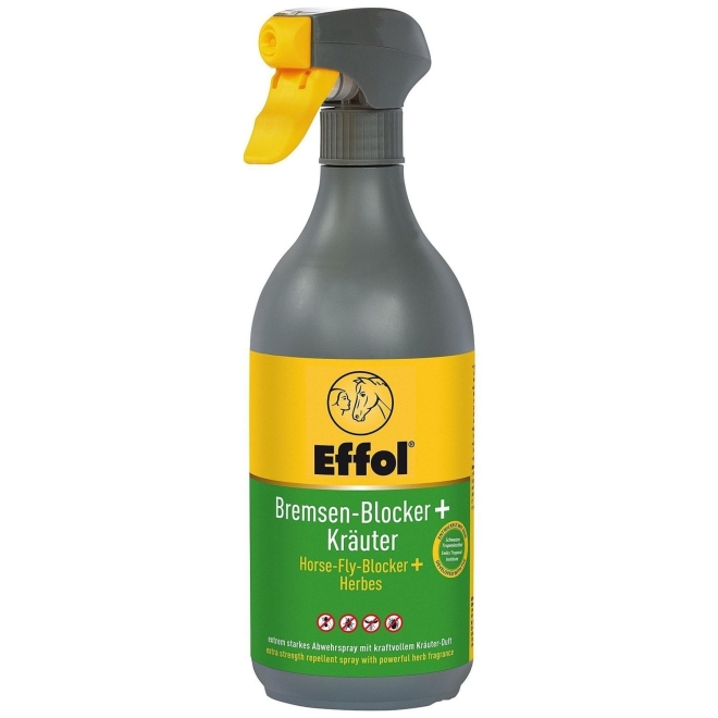 Effol Bremsen-Blocker+ Kräuter 750ml, Bremsenschutz, Fliegenabwehr für Pferde