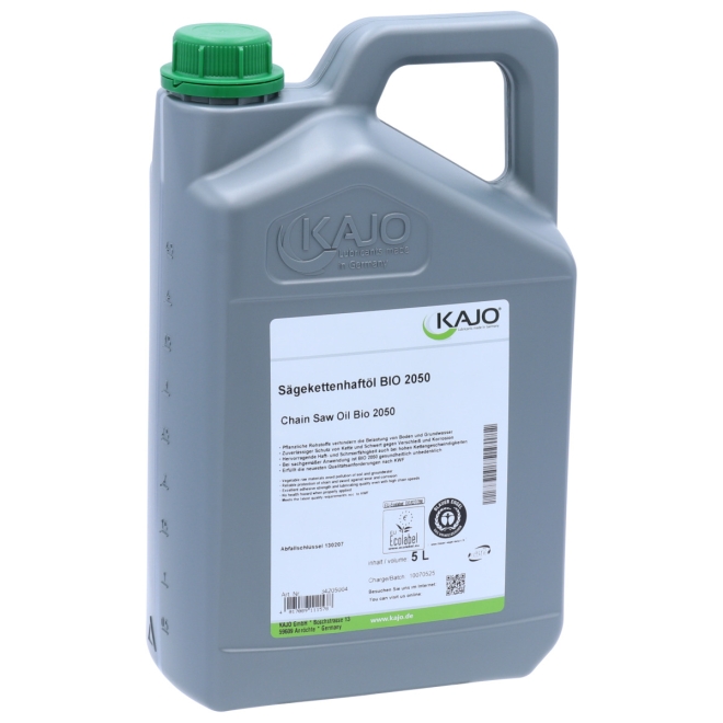 Kajo Sägeketten Haftöl BIO 2050 5 Liter - Haftöl für Motorsägen & Elektrosägen