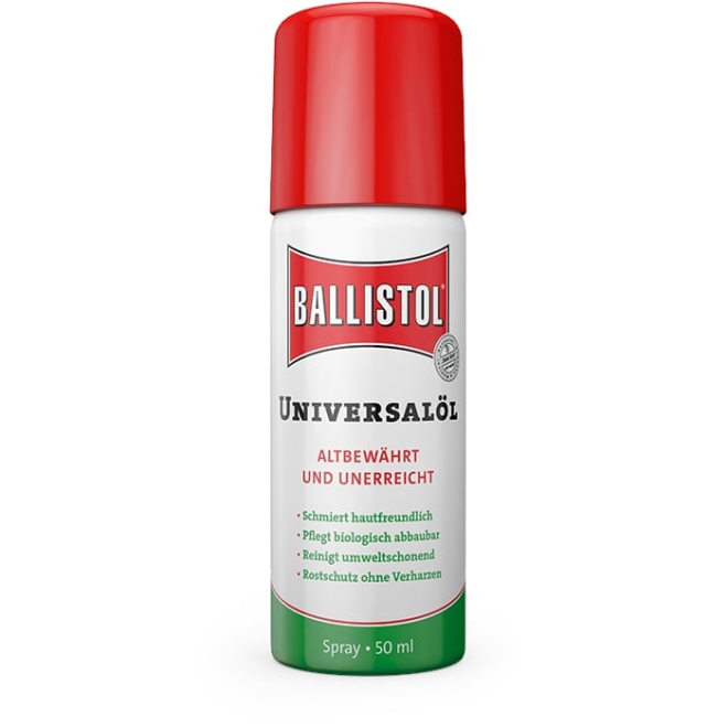 Ballistol Universalöl 50ml Spray, Spezialmittel, Multifunktionsöl, Pflegeöl
