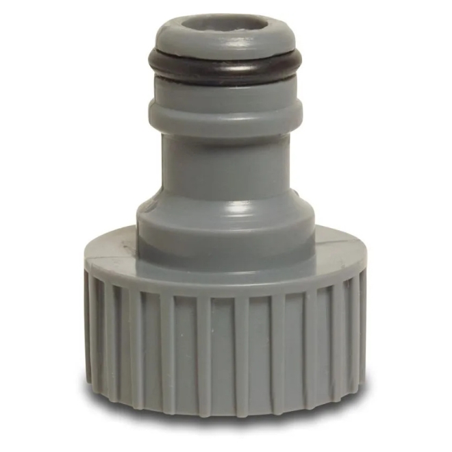 Flotide PVC Hahnanschluss 1 Zoll - Innengewinde - mit Klickstecker