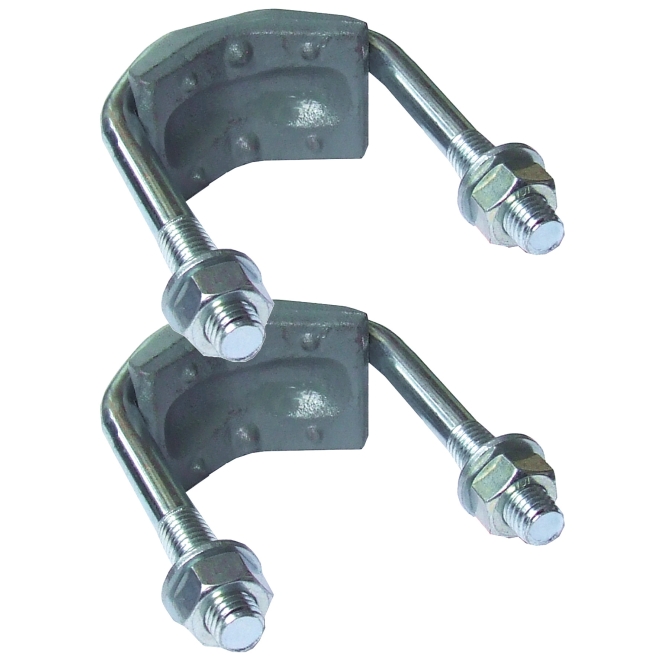 Suevia Doppelklemme für Standpfosten 1 1/4 bis 2 Zoll - 101.0179