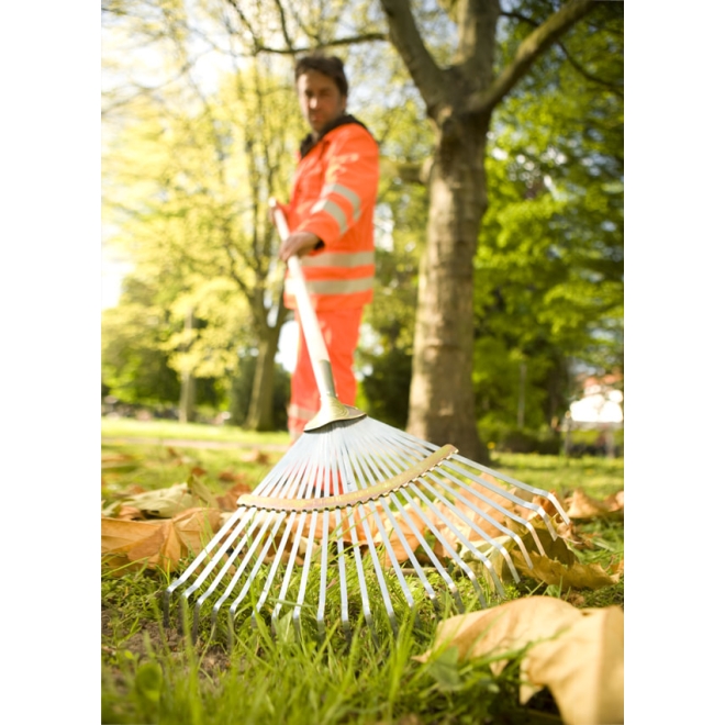 FLORA Profi-Laubbesen, mit Schlaufendülle, verstellbare Arbeitsbreite 32-48cm, ohne Stiel