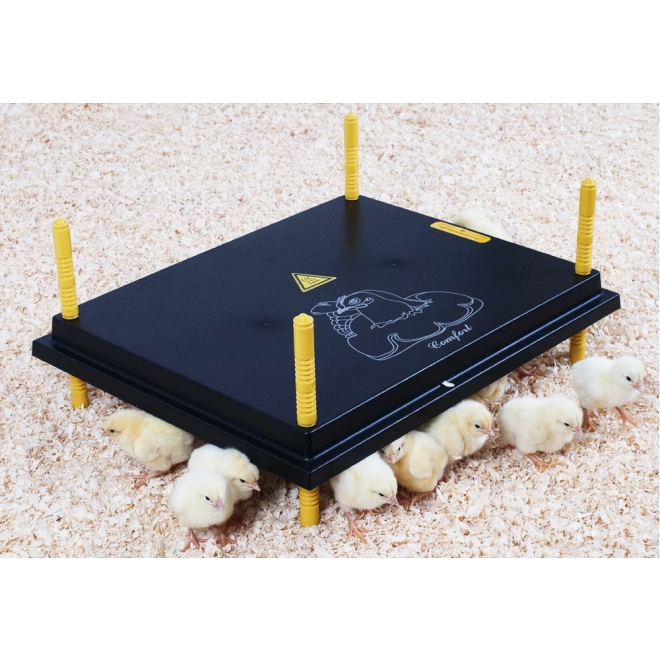 Küken-Wärmeplatte Comfort 40x50cm, 46 Watt, Heizplatte für die Kükenaufzucht