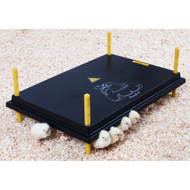Küken-Wärmeplatte Comfort 40x60cm, 56 Watt, 230 Volt, Heizplatte für die Kükenaufzucht