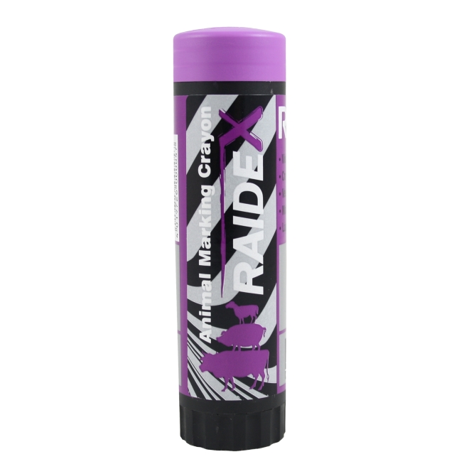 Raidex Viehzeichenstift Violett, Markierungsstift zur Kennzeichnung von Tieren