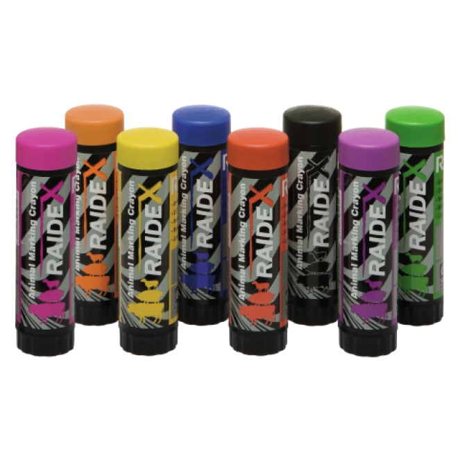 Raidex Viehzeichenstift Violett, Markierungsstift zur Kennzeichnung von Tieren