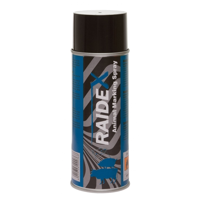 Raidex Viehzeichenspray 200ml Blau, Markierungsspray zur Kennzeichnung von Tieren