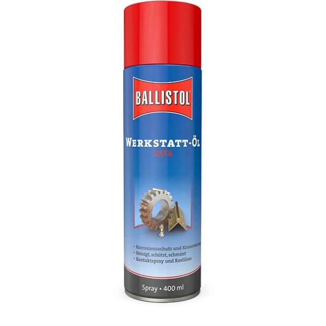 Ballistol Multi-Werkstatt-Öl 400ml, Kontaktspray und Rostlöser
